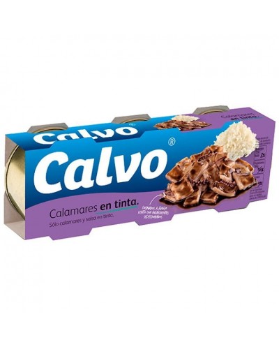 CALAMARES CALVO EN TINTA 3X80G
