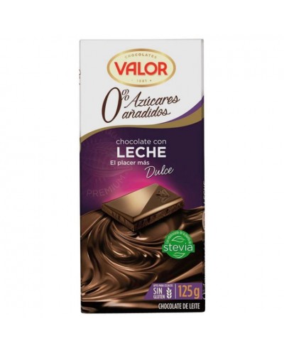 CHOCOLATE VALOR CON LECHE 125G