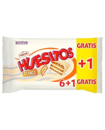 HUESITOS CHOCO BLANCO 6+1UD...